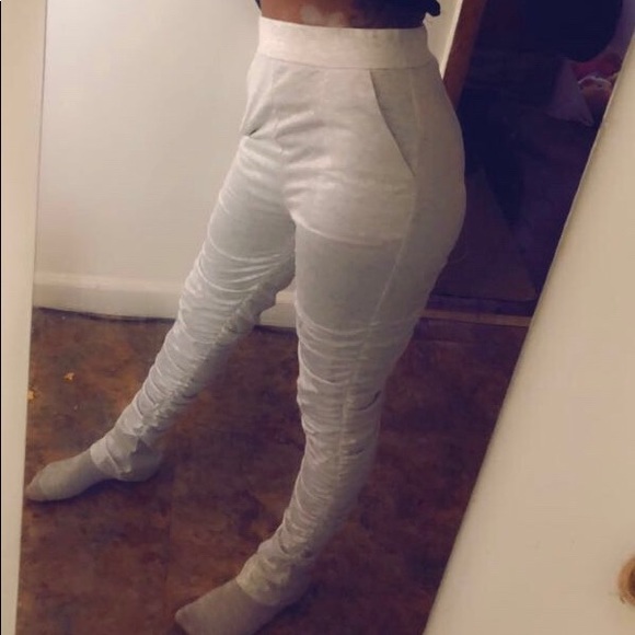 Stacked High Waisted Jogger Pants - Picture 3 of 3